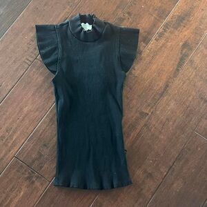 Jun & Ivy Women's Black Shirt Size XS